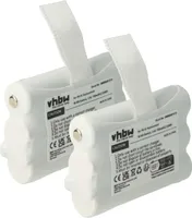 vhbw 2x Akku kompatibel mit Midland XT60, XT50 Funkgerät, Walkie Talkie (700 mAh, 3,6 V, NiMH)