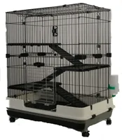 Nagervoliere BIG CAGE XL Nagerkäfig Käfig Voliere Metall Nager Kleintierkäfig