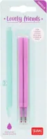 Set mit 2 Ersatzpatronen für Gelstift - Lovely Friends Purple