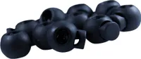 10 Einloch Kordelstopper Kordelenden Kordelklemme rund 15x19mm, Farbwahl