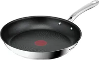 Tefal Ultimum H81206 28CM Bratpfanne, 28 cm max. Durchmesser, Edelstahl, Induktionsherd-geeignet, Antihaftbeschichtung