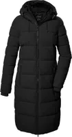 Killtec Wintermantel mit Kapuze für Damen, Farbe:Schwarz, Größe:42