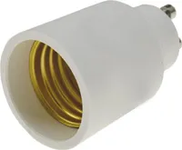 Lampensockel-Adapter, Kunststoff GU10 auf E27