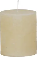 Rustikkerze, vollfarbig gegossen, 100% Paraffin 80 x 68 mm champagner