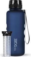 uberBottle softTouch Trinkflasche mit Fruchtbehälter 1500ml / Sapphire Blue/ 720DGREE