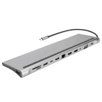 dokovací stanice 12 v 1,Dokovací stanice Type-C na duální HDMI,Dokovací stanice USB,Rozbočovač USB,Rozbočovač 12 v 1,Dokovací stanice