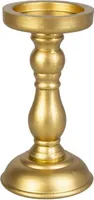 Kerzenständer gold - ca. 10,5 x 20 cm