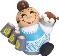 Kugelräucherfigur - Kellnerin