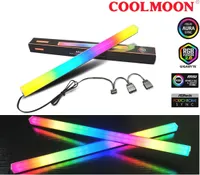 COOLMOON A-RGB LED světelný pásek 3-PIN Magnet Aura Asus Asrock MSI Gigabyte Magentable