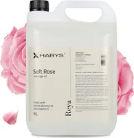 HABYS REYA | Soft Rose Massageöl Öl | Duft von Rosen | für Massage | Mit Mandelöl und Vitamin E | 5L