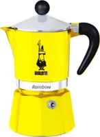 BIALETTI Rainbow Espressokocher gelb, 3 Tassen