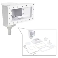 vidaXL 11 ks Bazénový skimmer so širokým hrdlom 34,3 x 25 x 30,5 cm