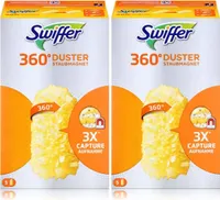 Swiffer 360° Duster Staubmagnet 5 Tücher - Fängt Staub & Schmutz ein (2er Pack)
