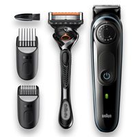 Braun Barttrimmer 5 BT5340, Barttrimmer und Haarschneider für Herren, für Gesichts- und Kopfhaare