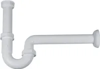 Siphon 1 1/4"x32mm weiß für Waschbecken