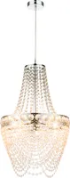 Globo Lighting Luster Metall verchromt, 3x E27