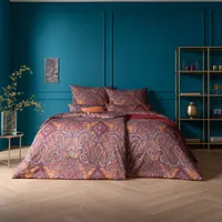 Estella Mako-Satin Bettwäsche Fernanda 7952-395 abendrotpaisley 135 x 200 cm