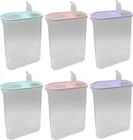 6er Set Schüttdose 4,5 Liter Vorratsdose Aufbewahrungsdose Streudosen Frischhaltedosen Müslidose Lebensmittel Vorratsbehälter