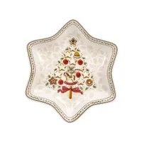 Villeroy & Boch 1486123776, Viacfarebný, Obrázok, Porcelán, Hviezda, 245 mm, 610 g