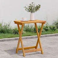 vidaXL Składany stół ogrodowy 50x36x60 cm z litego drewna akacjowego