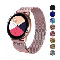 Milanese Armband für ihre Uhr, Stegbreite 20mm, Huawei Watch GT 2, Samsung Active2 – Rosé