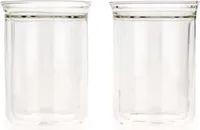 Gläser DOPPELWANDIG Thermogläser 2er SET Kaffeegläser Tassen Kaffee 300ml