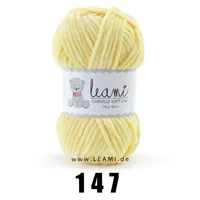 LEAMI Chenille Soft UNI 147 gelb