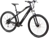 Schiano E-Mercury E Bike 29 Zoll Mountainbike 170 - 190 cm Elektrofahrrad 24 Gang Fahrrad 250W schwarz 48 cm