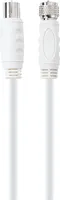 Schwaiger Sat Empfängerkabel 90 dB, IEC Stecker - F-Stecker