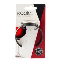 Wein-Thermometer Koala Bodega Uhr Schwarz Kunststoff 7,5 x 7,5 cm (Pack 12x)