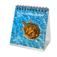 Schildkrötenzauber Tischkalender für 2023 Format 10cm x 10cm Schildkröten - Seelenzauber