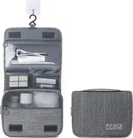 Skládací Kosmetický Organizér 23x19cm, Šedý, Měkký Neklouzavý Materiál