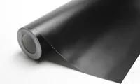 Matowa Czarna samoprzylepna folia wrap 152x50cm - wnętrze/zewnętrze
