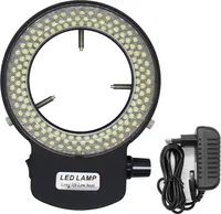 Osvětlovací LED světlo pro mikroskopy, 114 LED světelných kuliček, neoslňující přídavný zdroj světla pro mikroskopy s nastavitelným jasem