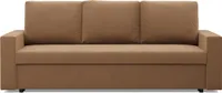 Sofa 3-Sitzer  mit Schlaffunktion,  Braun