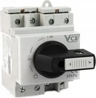 VCX Hauptschalter Trennschalter Drehschalter Isolationsschalter 4P 32A 1200V DC