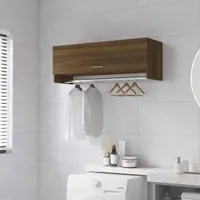 Kleiderschrank Braun Eichen-Optik 100x32,5x35 cm Holzwerkstoff , Kleiderschränke Design 2024