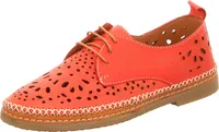 Manitu Schnürhalbschuhe in rot, Gr. 42