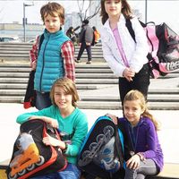 Rollschuhe Tasche Wasserabweisend Ice Skate Tasche Bag Unisex Kinder und Erwachsene MiOYOOW Schlittschuhe Tasche 