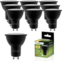 LUMILED GU10 LED, 3W 270 Lumen Leuchtmittel, 3000K warmweiß Birne Lampe Strahler Spot, ersetzt 25W Halogenlampen, 120° Grad Strahlwinkel Reflektorlampen Reflektor 10 Stück Energiesparlampen