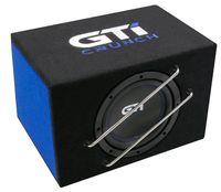 Aktivní subwooferový systém Crunch GTi 20 cm basreflexová skříň GTI800A, GTI800A