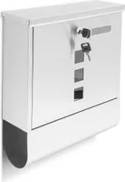 relaxdays Briefkasten 10018448_0 silber