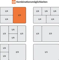 Nádoba na jídlo GN 1/2 s víkem, výška 100 mm, ohřívací nádoba z nerezové oceli, vhodná pro chafing dish