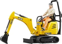 Bruder 62002 JCB 8010 CTS mikro rýpadlo a stavebný robotník