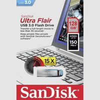 SanDisk Ultra Flair USB Stick Flash Drive 128GB Pen Drive USB 3.0