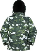 Mountain Warehouse - Dětská lyžařská bunda "Mogal" MW3601 (104) (tmavě zelená)