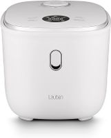 Lauben Low Sugar Rice Cooker 3000WT, Reiskocher, 3 l Inhalt, 6 Automatikprogramme, manuelle Einstellungen, Antihaft-Keramikoberfläche, Weiss