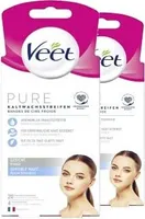 Veet Kaltwachsstreifen Gesicht sensible Haut 2 x 20 Stück