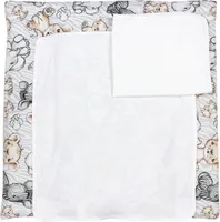 TupTam Baby Wickelauflage inkl. 2 Frotteebezügen ANK019, Farbe: Safari, Größe: 70 x 70 cm