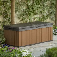 Keter Gartentruhe Darwin 380 L Braun Ecom